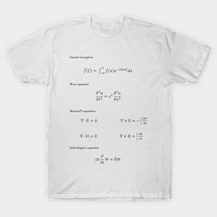 Seven Equations That Rule Your World T-Shirt